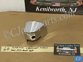 OEM 1959 1960 Cadillac Series 62, 1959 1960 1961 75 Series Limousine FRONT RIGHT PASSENGER SIDE DOOR ARM REST FINISHING CAP MOLDING TRIM #4800722